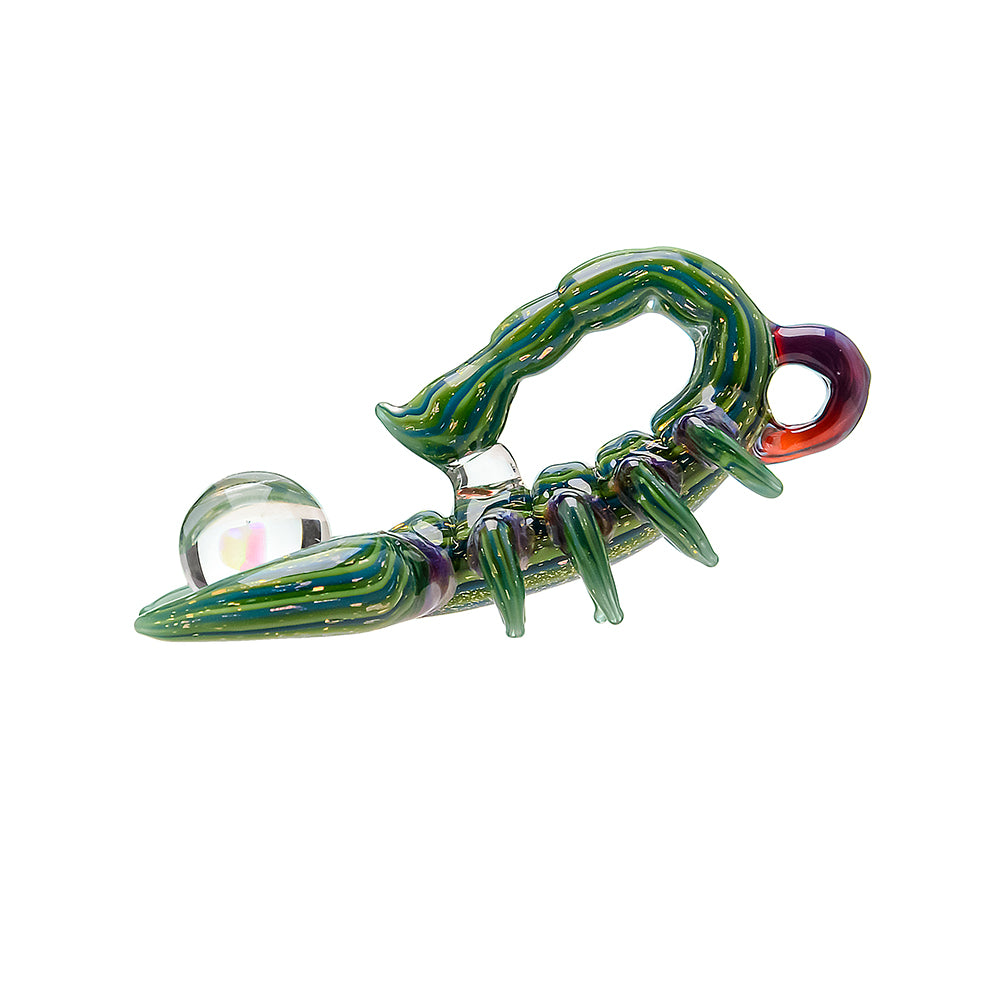 Scorpion Inspired Glass Pendant Necklace