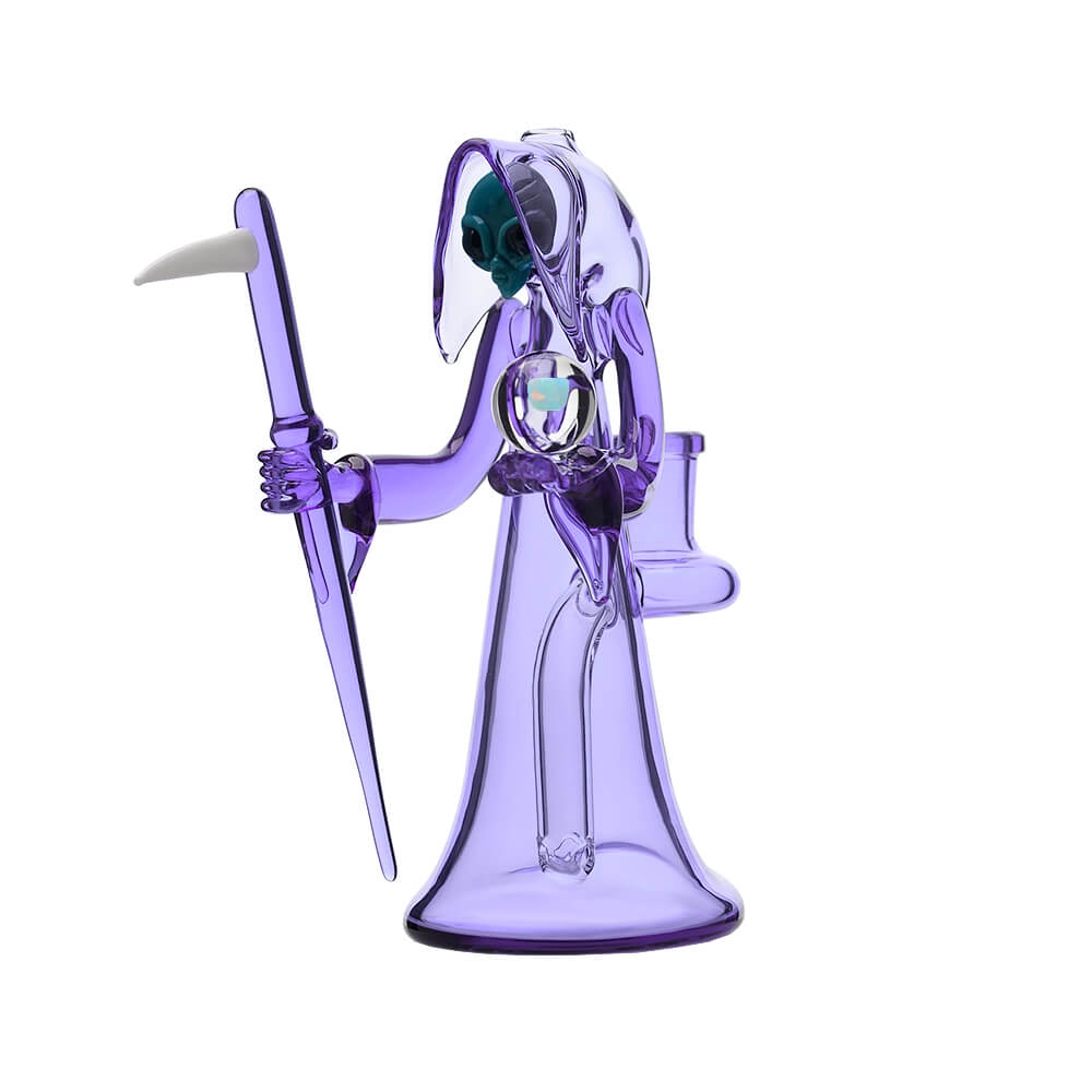 DeathGod Grim Reaper Dab Rig with Opal Marble