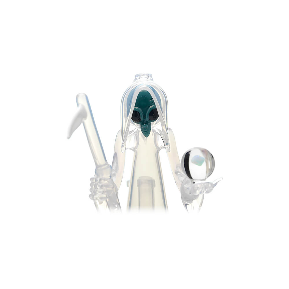 DeathGod Grim Reaper Dab Rig with Opal Marble