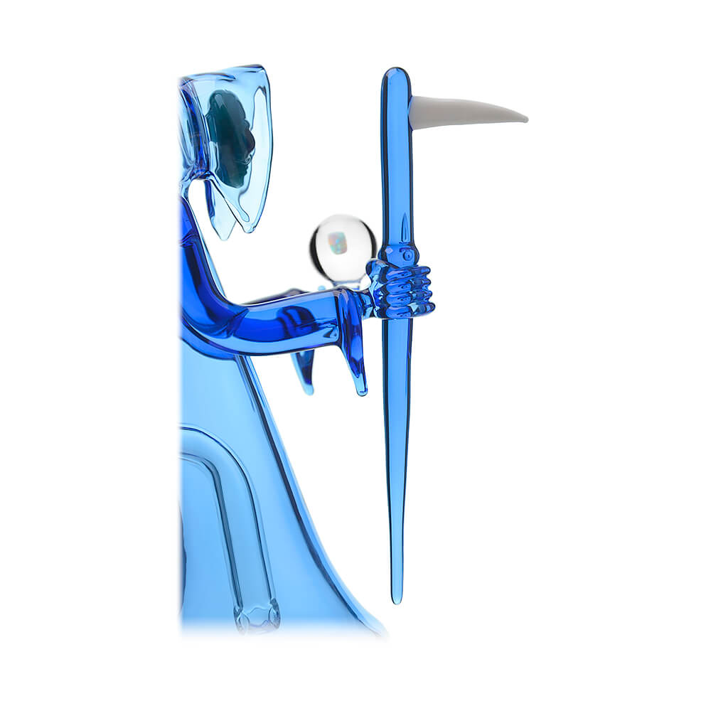 DeathGod Grim Reaper Dab Rig with Opal Marble