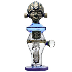 DEEP SANDBLASTED US COLOR HIGH PRIESTESS GLASS WATER PIPE GLASS BONG| BOROTECH | US WAREHOUSE