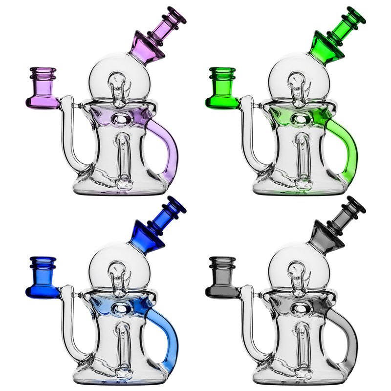 Glass Recycler Dab Rig Glass Water Pipe| BORO TECH