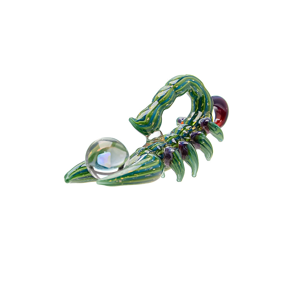 Scorpion Inspired Glass Pendant