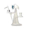 DeathGod Grim Reaper glass water pipe dab rig with opal marble | Calibear | US WAREHOUSE