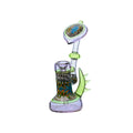 HEADY WIGWAG GLASS BUBBLER | US WAREHOUSE