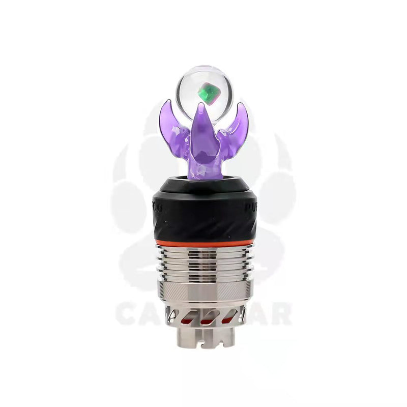US Colored Puffco 3DXL Glass Carb Cap with Encased Opal | US WAREHOUSE