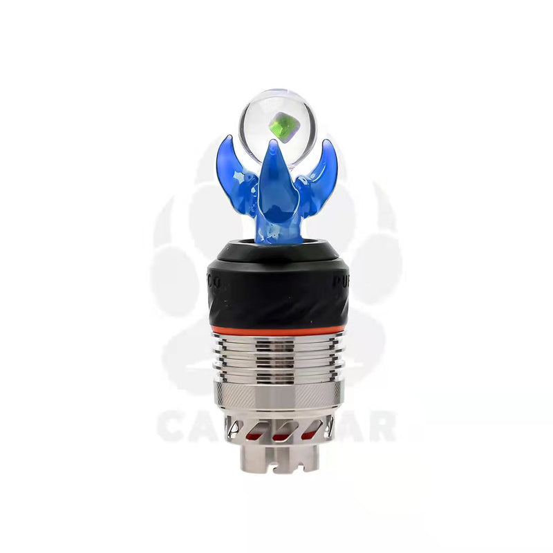 US Colored Puffco 3DXL Glass Carb Cap with Encased Opal | US WAREHOUSE