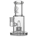 9mm thick MINI STRAIGHT TUBE GLASS BONG WITH MATRIX PERC