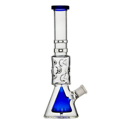 Double Wall BEAKER GLASS BONG | TOKE TECH | US WAREHOUSE