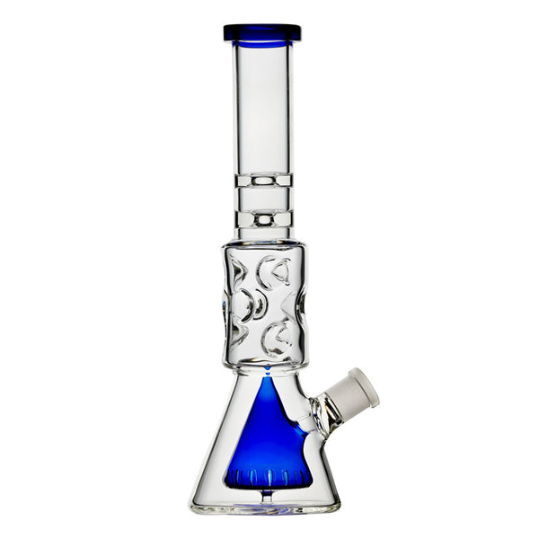 Double Wall BEAKER GLASS BONG | TOKE TECH