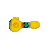 GB Double Wag Cap Spoon Glass Hand Pipes
