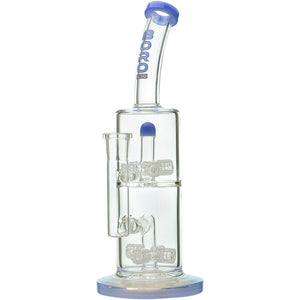 Glass Water Pipe Glass Bong with Matrix Perc