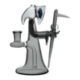 CALIBEAR REAPER RIG WITH REMOVABLE SCYTHE DABBER-Premium borosilicate glass dab rig from Calibear Glass. Ideal for dabbing, providing smooth hits and durability. Shop high-quality dab rigs, water pipes, bongs, erig glasses and glass smoking accessories at Calibear Glass. Elevate your smoking experience with a durable and stylish glass dab rig. Free shipping on all orders