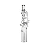 Calibear Hourglass Recycler Glass Attachment for Dr. Dabber Switch Go with hourglass recycler chamber and clear borosilicate glass