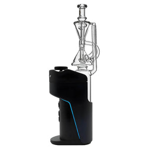 Calibear Hourglass Recycler Glass Attachment for Dr. Dabber Switch Go with hourglass recycler chamber and clear borosilicate glass