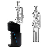 Calibear Hourglass Recycler Glass Attachment for Dr. Dabber Switch Go with hourglass recycler chamber and clear borosilicate glass