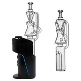 Calibear Clear Klein Recycler Glass Attachment for Dr. Dabber Switch Go with recycler chamber and clear borosilicate glass