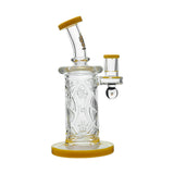 Calibear Premium Wall Perc Dab Rig W/ Opal Handcrafted Borosilicate Glass Gallery showcase view 8 highlighting functional glass details