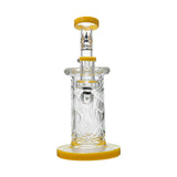 Calibear Premium Wall Perc Dab Rig W/ Opal Handcrafted Borosilicate Glass Gallery showcase view 9 highlighting functional glass details