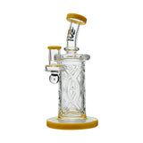 Calibear Premium Wall Perc Dab Rig W/ Opal Handcrafted Borosilicate Glass Gallery showcase view 10 highlighting functional glass details