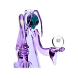 Calibear Reaper Rig W/ Removable Scythe Dabber & Shinning Opal Handcrafted Borosilicate Glass Gallery showcase view 18 highlighting functional glass details