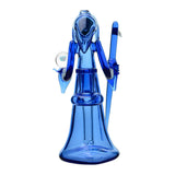 Calibear Reaper Rig W/ Removable Scythe Dabber & Shinning Opal Handcrafted Borosilicate Glass Gallery showcase view 7 highlighting functional glass details