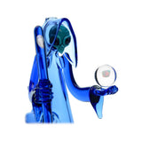 Calibear Reaper Rig W/ Removable Scythe Dabber & Shinning Opal Handcrafted Borosilicate Glass Gallery showcase view 8 highlighting functional glass details