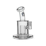 Calibear Thick Dab Rig (Clear) with bent neck and Slitted Can Perc, right angled product view