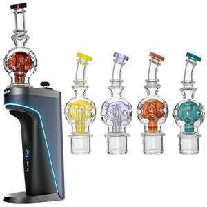Calibear Exosphere Glass Attachment for Dr. Dabber Switch 2 Handcrafted Borosilicate Glass Main product view showing precision borosilicate glass craftsmanship for Dr. Dabber Switch 2