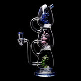 Calibear Triple Yoshi Egg Dab Rig Handcrafted Borosilicate Glass Gallery showcase view 14 highlighting functional glass details