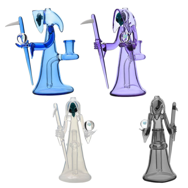 DeathGod Grim Reaper Dab Rig with Opal Marble