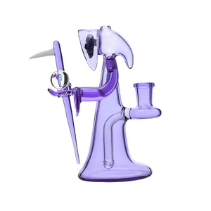 DeathGod Grim Reaper Dab Rig with Opal Marble