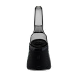 Four colorful conical dry top glass attachments for Puffco Peak OG and Pro in blue, smoke, purple, and clear by CaliBear.
