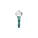 Calibear Diamond Cut Carb Cap Series For Puffco Peak Pro Handcrafted Borosilicate Glass Installed profile view showing exact device fitment for Puffco Peak OG & Pro