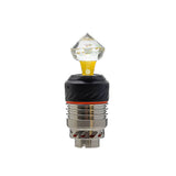 Calibear Diamond Cut Carb Cap Series For Puffco Peak Pro Handcrafted Borosilicate Glass Gallery showcase view 12 highlighting functional glass details for Puffco Peak OG & Pro