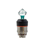 Calibear Diamond Cut Carb Cap Series For Puffco Peak Pro Handcrafted Borosilicate Glass Gallery showcase view 10 highlighting functional glass details for Puffco Peak OG & Pro