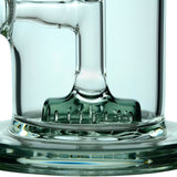 BORO Double Hex dab rigs in five colorways, featuring a dual-chamber clear borosilicate body with colored accents on the base, percolators, and mouthpieces.