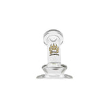 Dr. Dabber Switch 2 fitted with Calibear (Clear) Dual Chamber Recycler Glass Attachment featuring recycler airflow and dual chamber cooling design