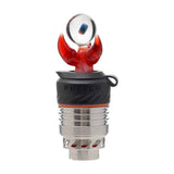 Calibear Dragon CLaw Opal Ball Joystick Carb Cap for Puffco Peak 3DXL Atomizer Handcrafted Borosilicate Glass Gallery showcase view 11 highlighting functional glass details