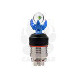 Calibear Dragon CLaw Opal Ball Joystick Carb Cap for Puffco Peak 3DXL Atomizer Handcrafted Borosilicate Glass Gallery showcase view 6 highlighting functional glass details