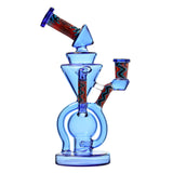 8.6 Inch WIGWAG Water Pipe Recycler Dab Rig