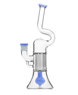 PEYOTE PILLAR BONG GLASS WATER PIPE GLASS BONG| BOROTECH | US WAREHOUSE