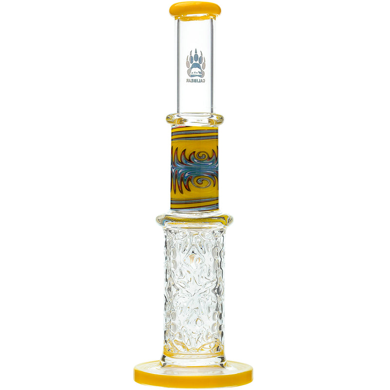 Wigwag Wall Perc Glass Bong Glass Water Pipe with Encased Opal | US WAREHOUSE