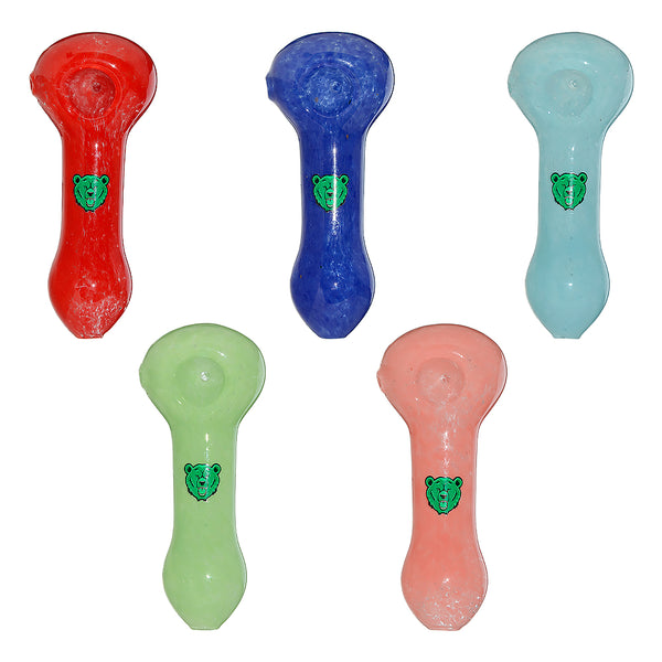 GLASS FRIT THICK DRY HAND PIPE  | US WAREHOUSE