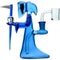 DeathGod Grim Reaper glass water pipe dab rig with opal marble | Calibear | US WAREHOUSE