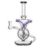 BORO Infinity Loop Torus Recycler Handcrafted Borosilicate Glass Gallery showcase view 14 highlighting functional glass details