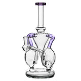 BORO Infinity Loop Torus Recycler Handcrafted Borosilicate Glass Gallery showcase view 16 highlighting functional glass details