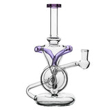 BORO Infinity Loop Torus Recycler Handcrafted Borosilicate Glass Gallery showcase view 15 highlighting functional glass details
