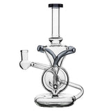 BORO Infinity Loop Torus Recycler Handcrafted Borosilicate Glass Gallery showcase view 10 highlighting functional glass details