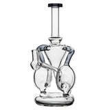 BORO Infinity Loop Torus Recycler Handcrafted Borosilicate Glass Gallery showcase view 12 highlighting functional glass details